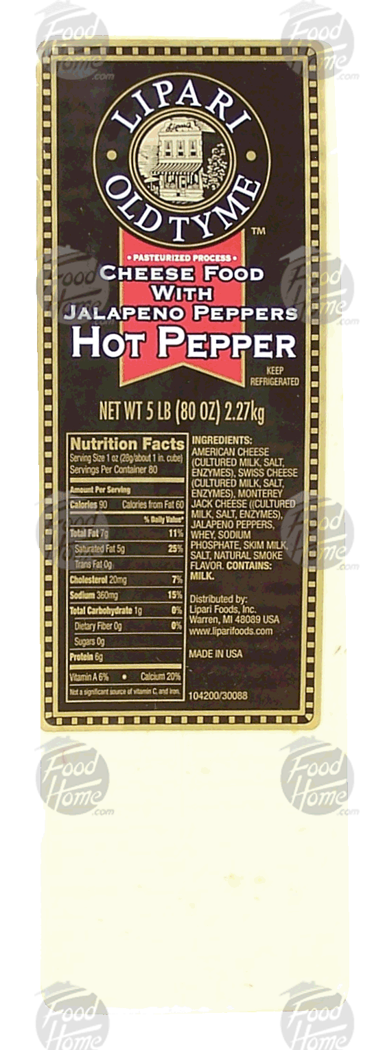 Lipari Old Tyme hot pepper cheese, price per pound Full-Size Picture